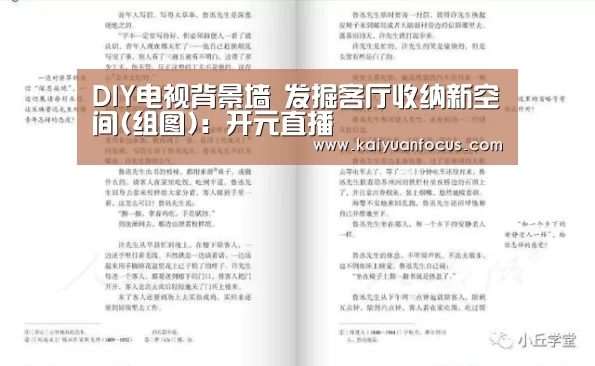 DIY电视背景墙 发掘客厅收纳新空间(组图):开元直播(图1) 开元赛程